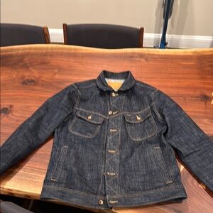 Taylor Stitch Long Haul jacket rinsed organic selvedge.